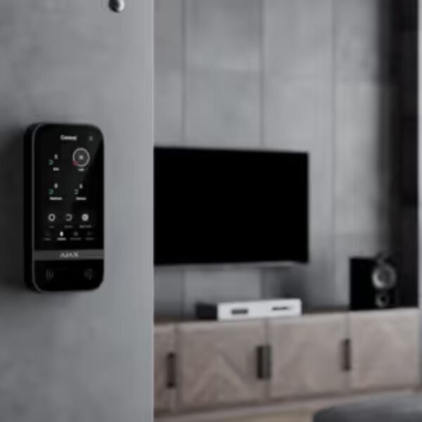 Clavier avec un écran tactile Ajax KeyPad Touchscreen Jeweller - Noir – Image 18