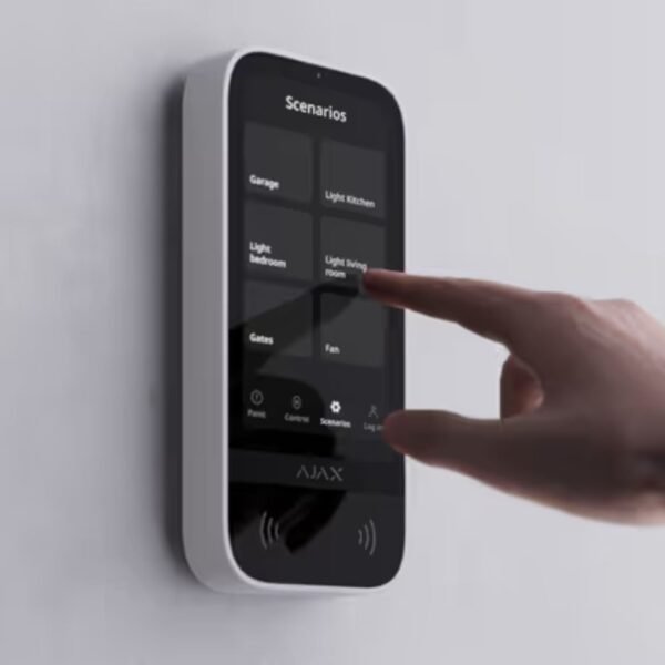 Clavier avec un écran tactile Ajax KeyPad Touchscreen Jeweller - Noir – Image 14