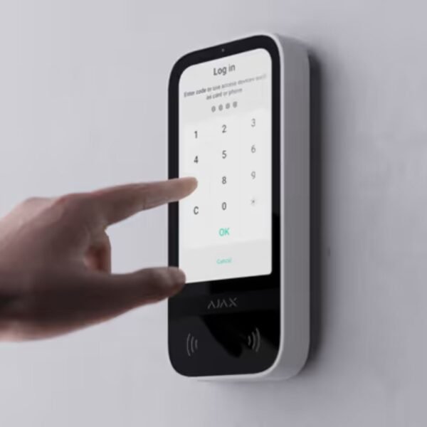 Clavier avec un écran tactile Ajax KeyPad Touchscreen Jeweller - Noir – Image 13